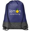 Andes Navy Branded Non-Woven Drawstring Bag - Andes