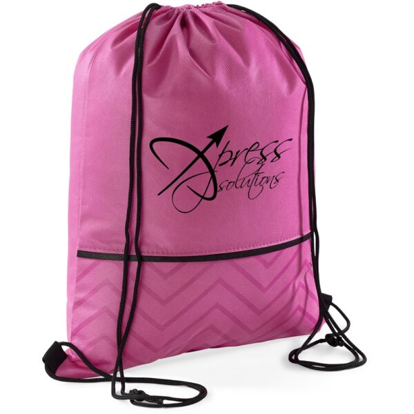 Non-Woven Drawstring Bag - Waverly