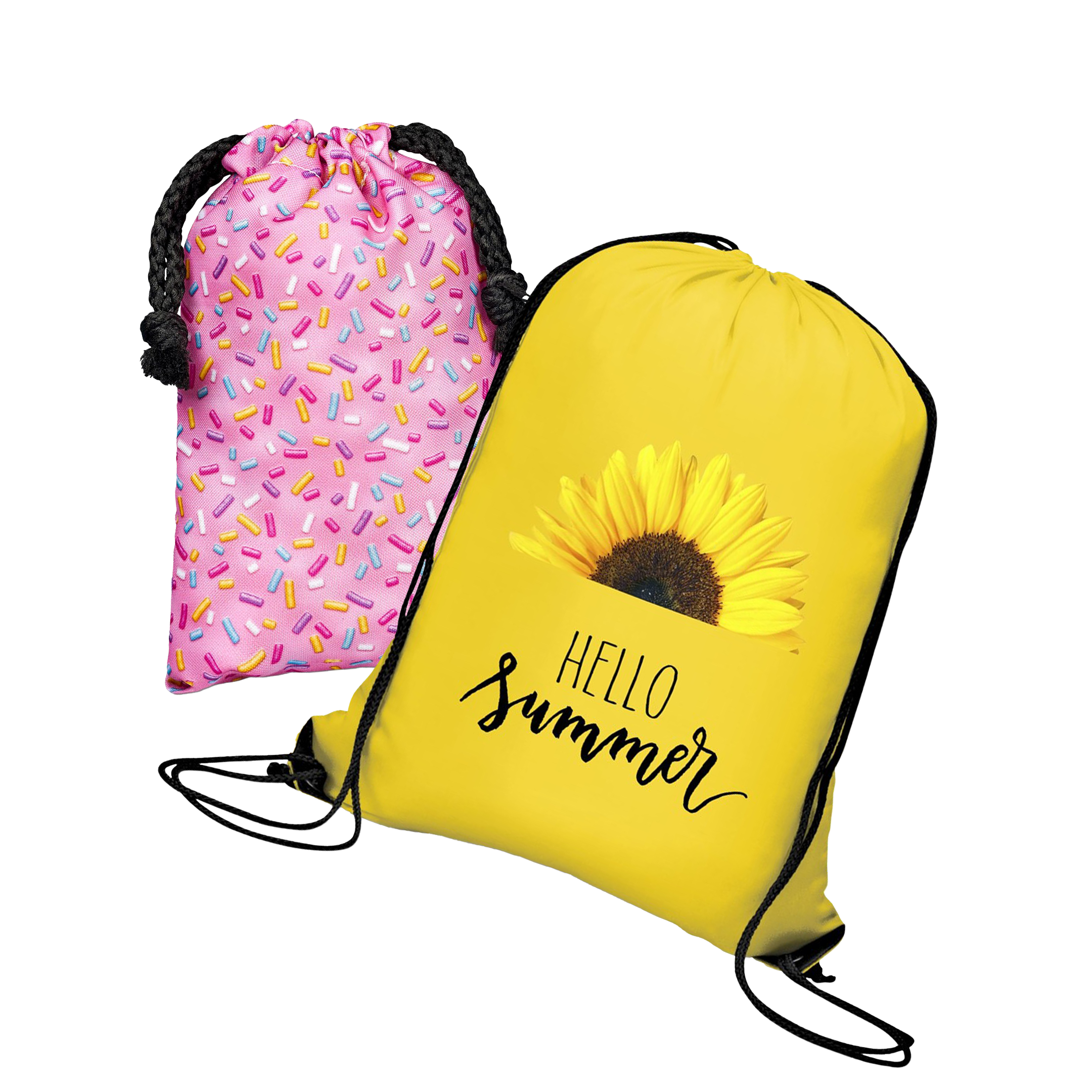 Drawstring Bag and Pouch